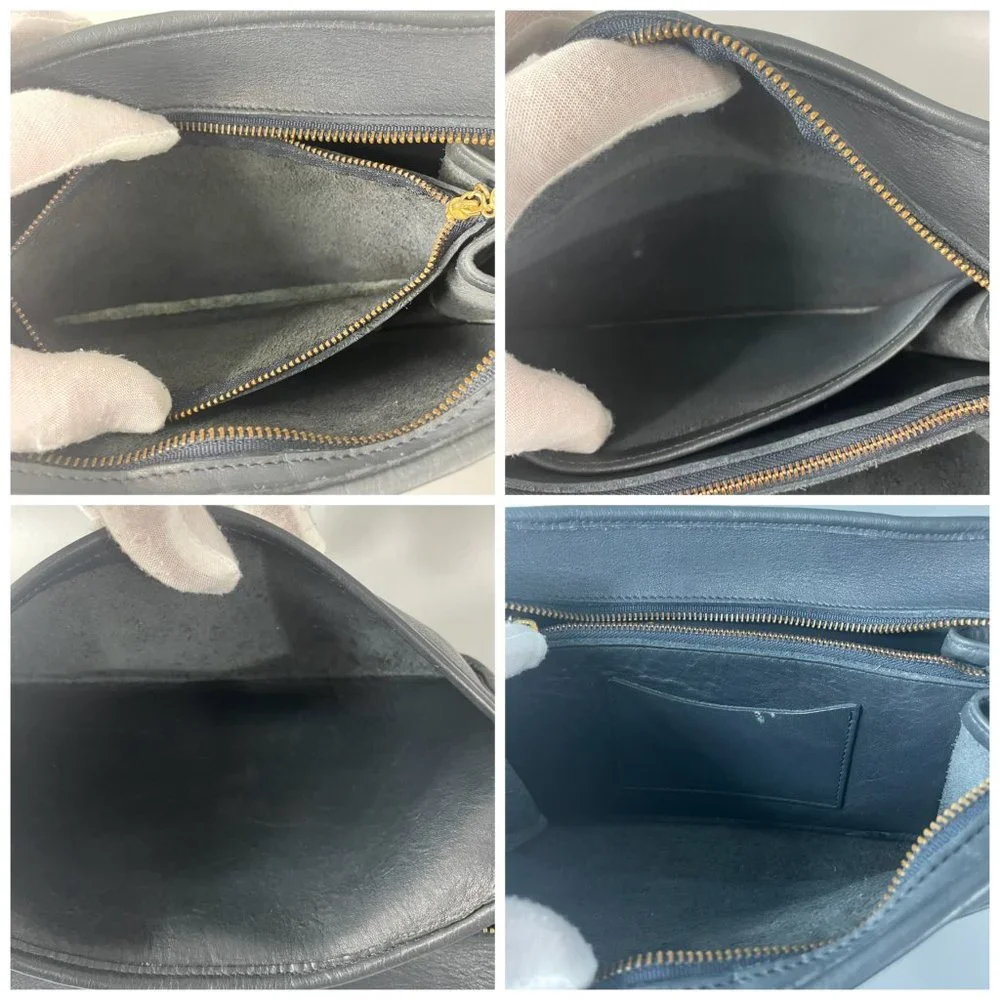 Vintage Coach Multi compartment Zip | #9974 | Navy - Picture 14 of 16